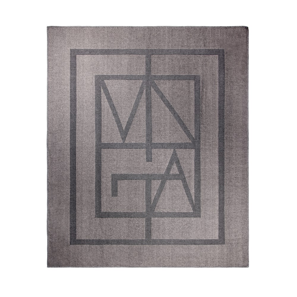 Koc VINGA Monogram - szary