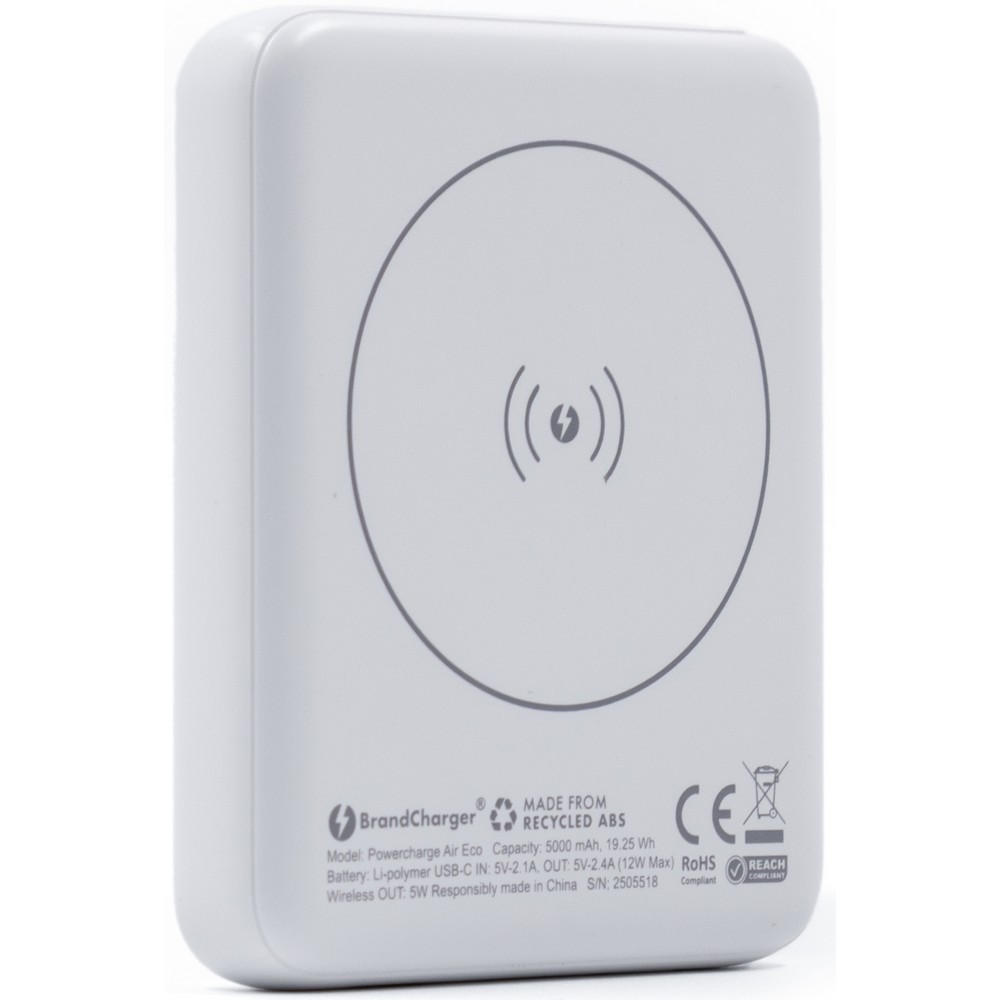 Magnetyczny power bank 5000 mAh BrandCharger Powercharge Air - biały