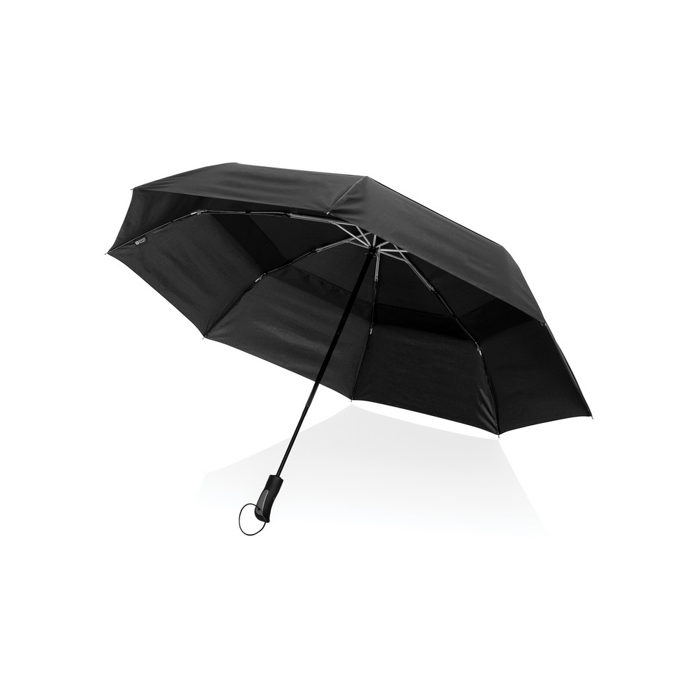Parasol sztormowy 27" Swiss Peak AWARE™ RPET - czarny