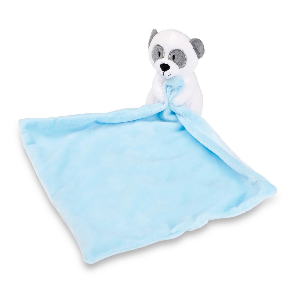 Pluszowy mini kocyk panda | Lorrie - czarno-biały