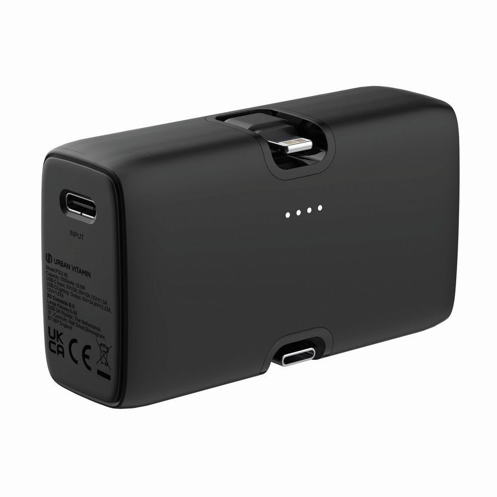 Power bank 5000 mAh Urban Vitamin Los Angeles - czarny